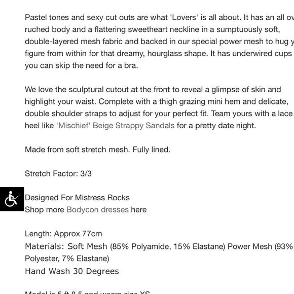 Mistress Rocks dress - Picture 5 of 5